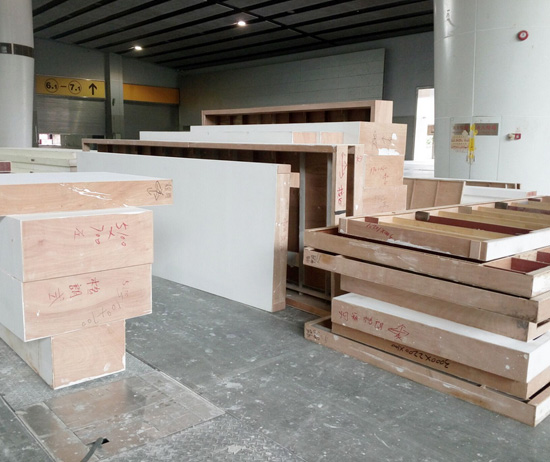 展臺搭建中版面材料的制作技術