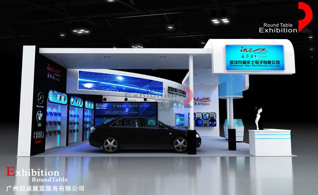 汽車配件展臺設(shè)計