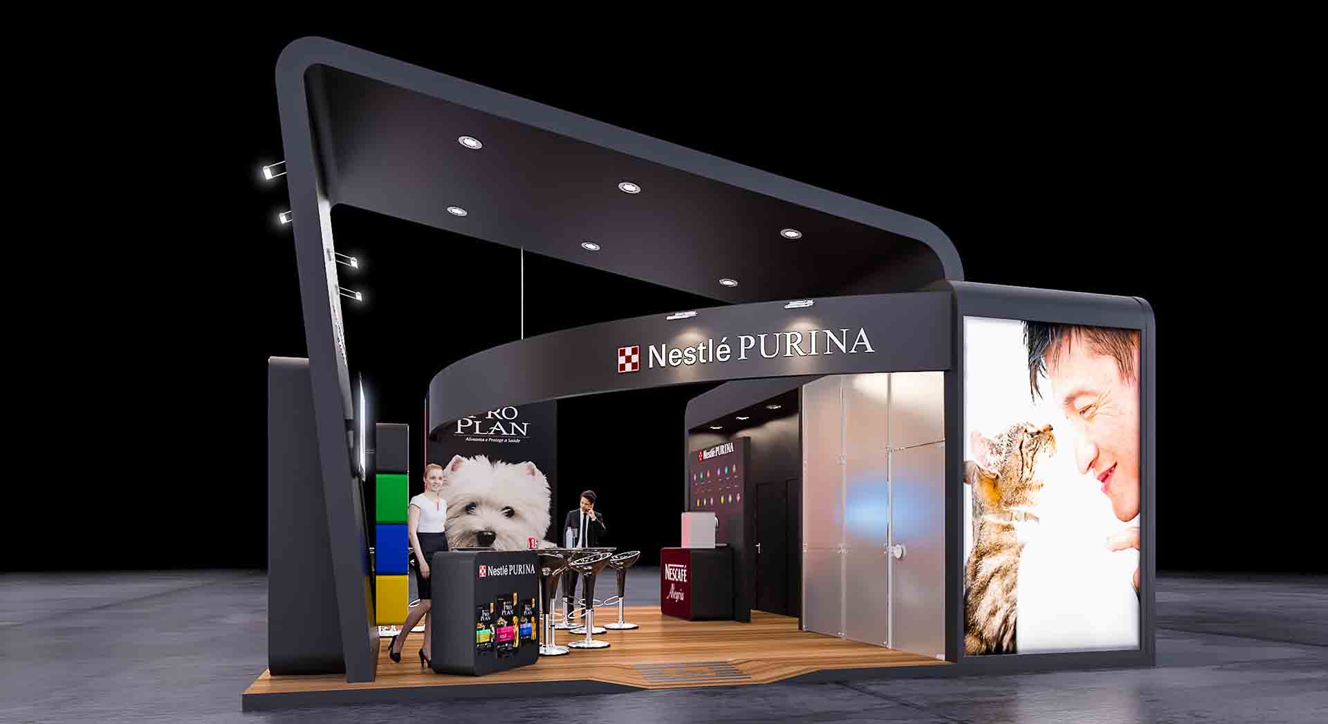 雀巢Purina-深圳寵物展展臺(tái)設(shè)計(jì)
