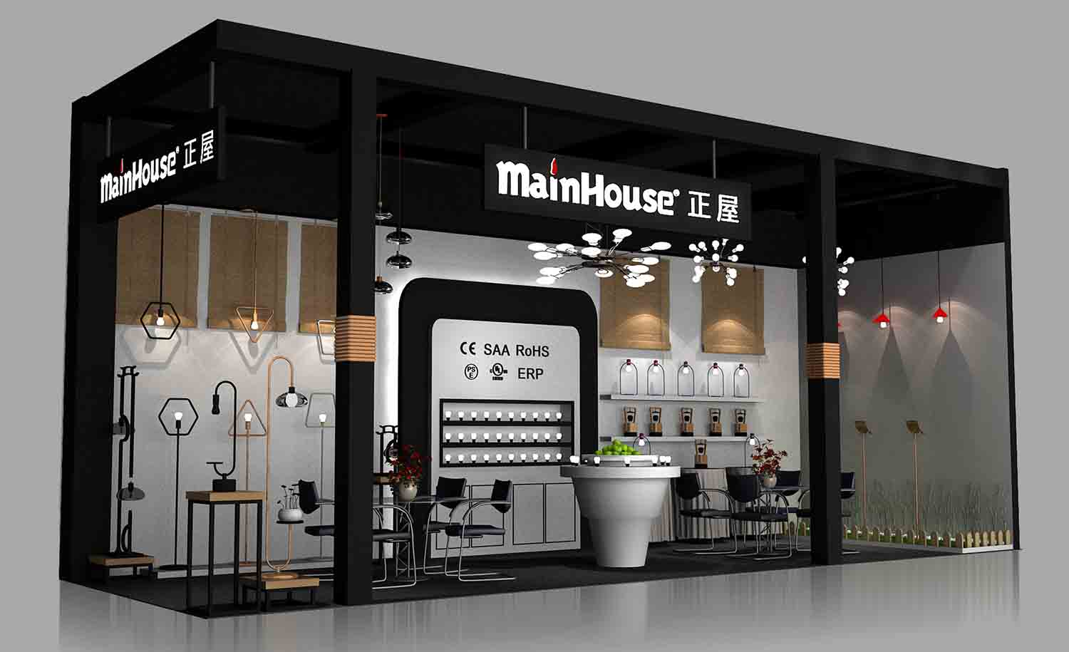廣州照明展館搭建-正屋電子