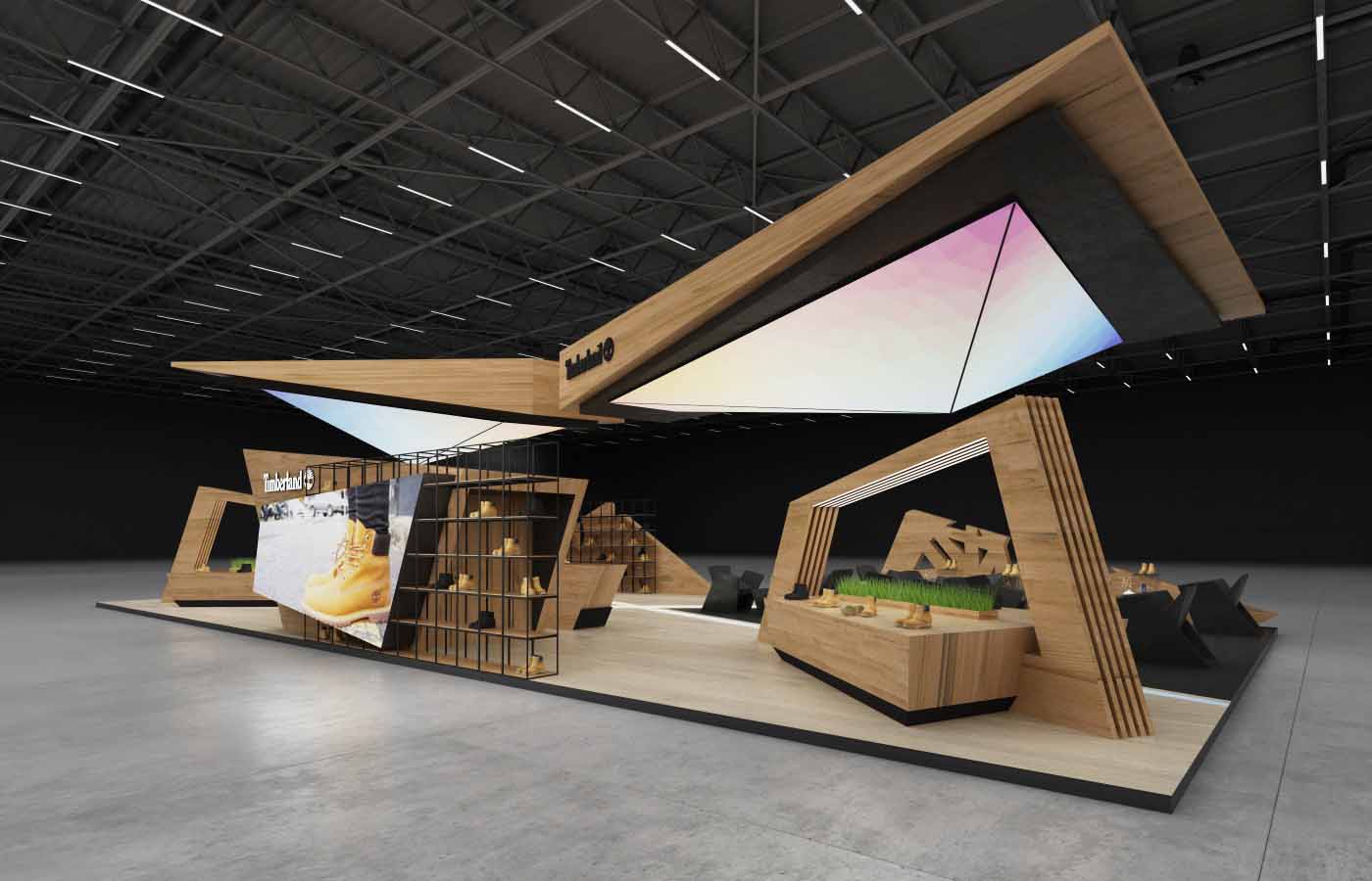 TIMBERLAND服飾展-深圳服裝展展臺設計