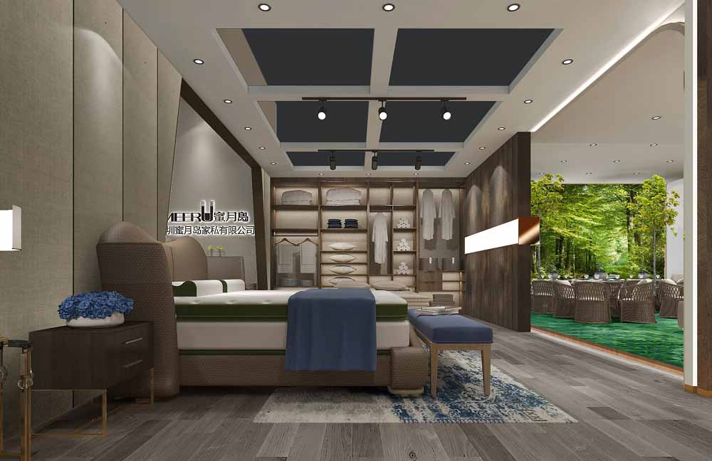 氧屋睡眠-上海家具博覽會展位設計|展臺搭建|展覽裝修