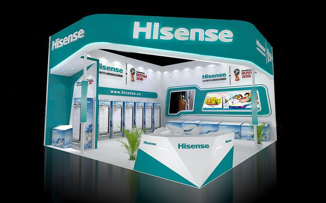 深圳展會(huì)設(shè)計(jì)-Hisense-機(jī)器人展位設(shè)計(jì)