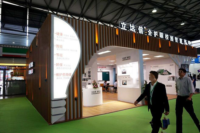 深圳展會(huì)搭建-立達(dá)信-教育展展臺(tái)設(shè)計(jì)|教育展展臺(tái)搭建