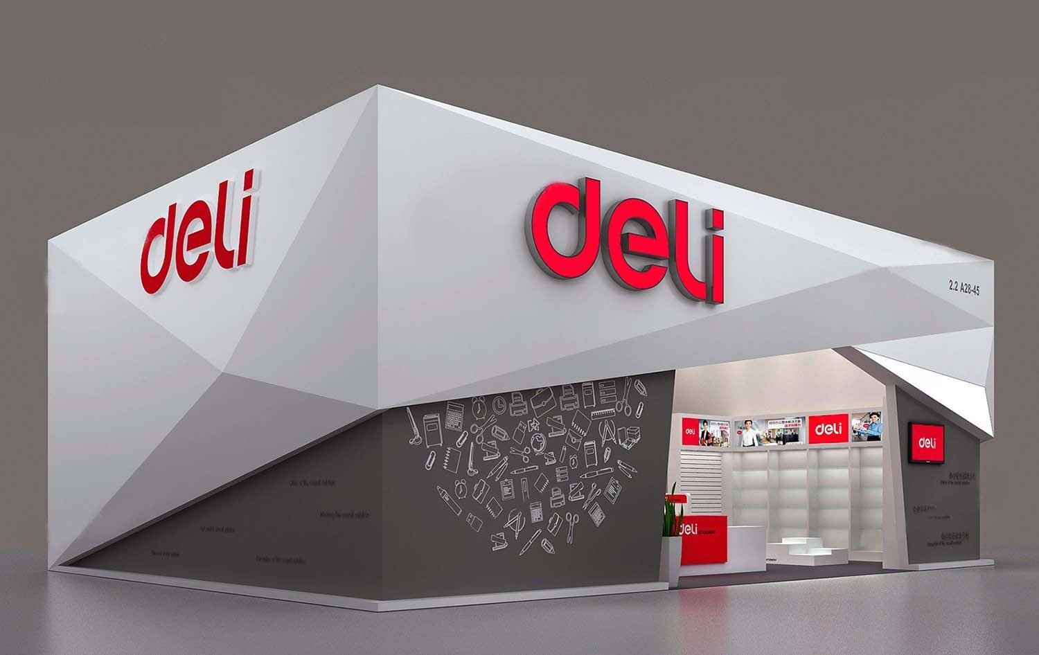 上海展臺(tái)設(shè)計(jì)-deli-教育展展臺(tái)設(shè)計(jì)