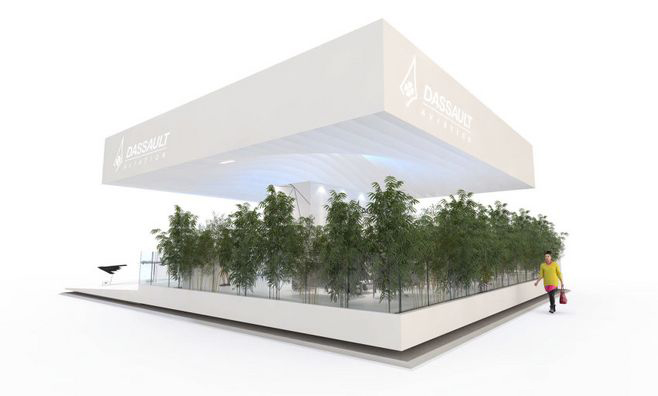 深圳展臺搭建-DASSAULT-航空展展臺搭建