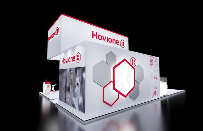 北京展覽設(shè)計-Hovione-中醫(yī)藥博覽會展覽設(shè)計