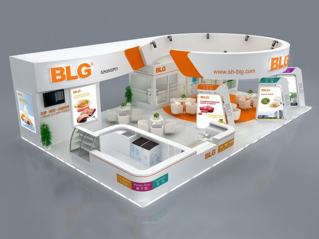 北京展臺(tái)搭建-BLG-食品展臺(tái)搭建