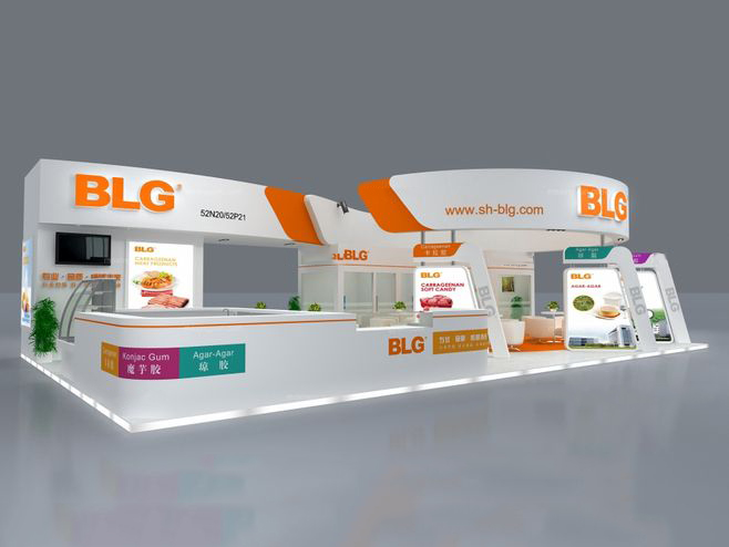 北京展臺(tái)搭建-BLG-食品展臺(tái)搭建