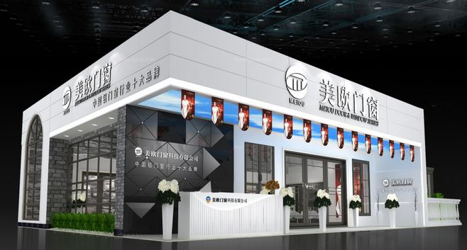 杭州展臺設(shè)計-美歐門窗-衣柜展臺設(shè)計