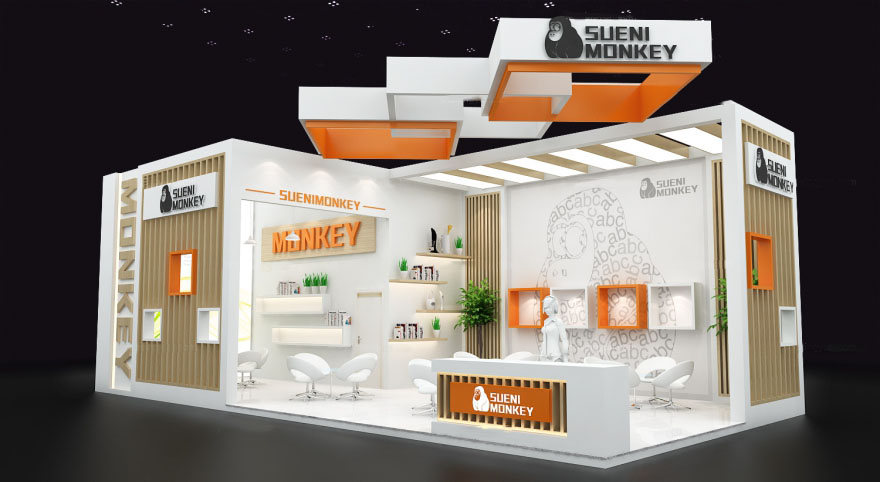 西安展臺搭建-SUENIMONKEY-家博會展臺搭建