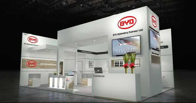 東莞汽車展展臺設(shè)計-BYD