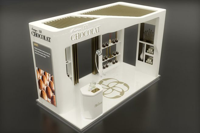 咖啡展會設計-CHOCOLAT-上海展臺搭建