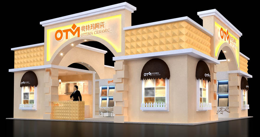 陶瓷展臺(tái)搭建-奧特瑪-上海展會(huì)設(shè)計(jì)制作