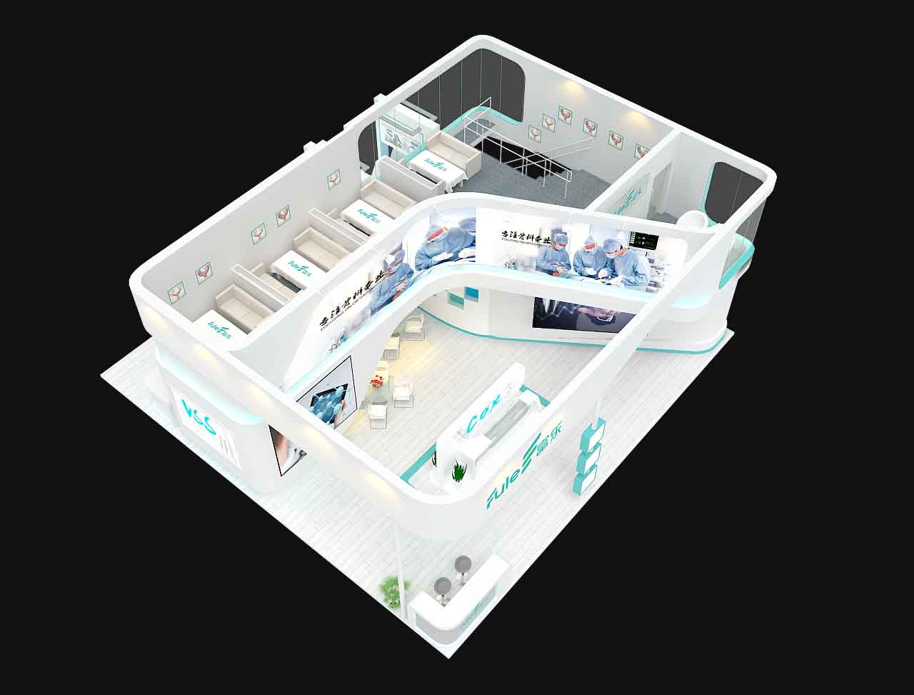 深圳會展展會設(shè)計-富樂-醫(yī)療機械展會搭建
