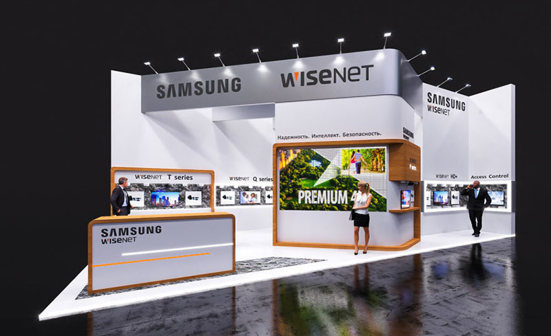 國(guó)際會(huì)展展會(huì)搭建-SAMSUNG-國(guó)際展臺(tái)展位設(shè)計(jì)裝修