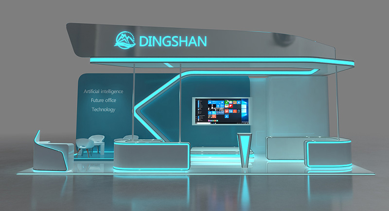 科技展覽展臺裝修-DINGSHAN-廣州會展展會搭建設(shè)計(jì)