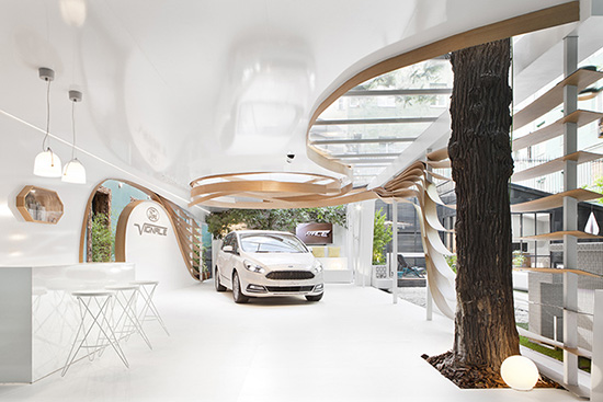 汽車展廳裝修設(shè)計-Ford Vignale-設(shè)計展廳搭建
