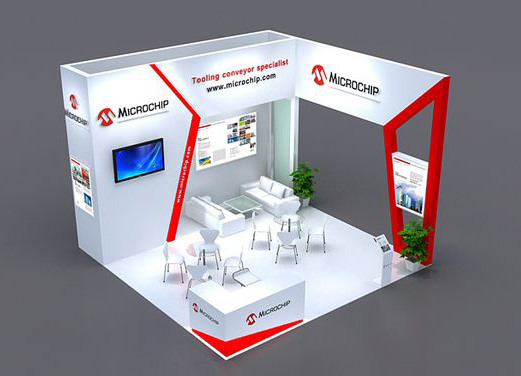 上海展會搭建展臺-MICROCHIP-慕尼黑電子展臺搭建設(shè)計
