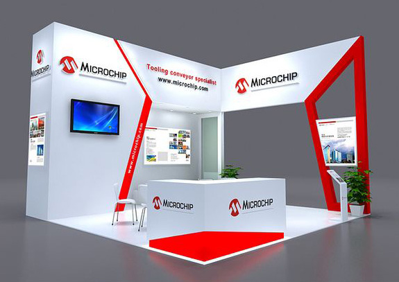 上海展會搭建展臺-MICROCHIP-慕尼黑電子展臺搭建設(shè)計