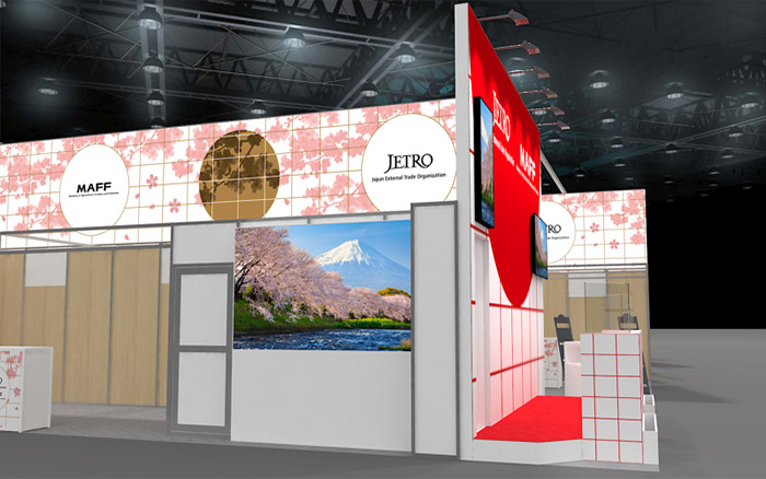 上海進(jìn)口博覽會展臺搭建圖片