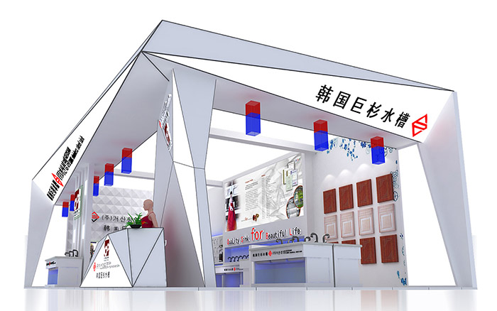 廣州展會展覽搭建-韓國巨杉水槽-水處理展臺展位設(shè)計(jì)
