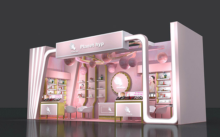 美博會展臺設計-Planet hyp-廣州展臺搭建