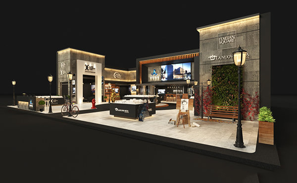 泰國(guó)展臺(tái)搭建-la.nuova vista-酒店用品展會(huì)設(shè)計(jì)