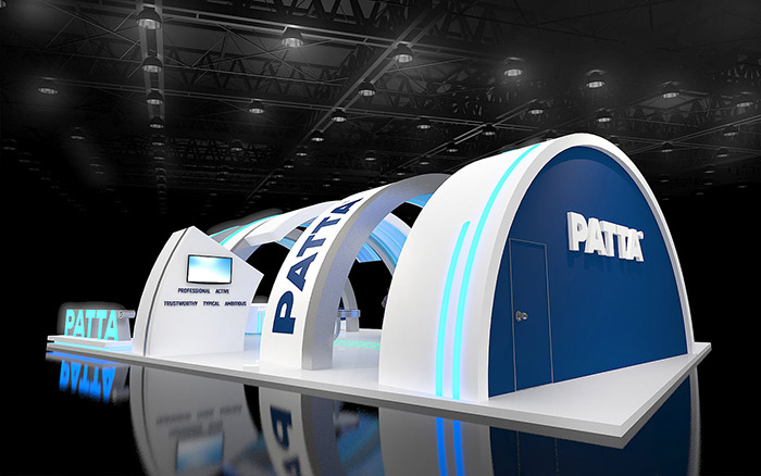上海展館展臺搭建-PATTA-五金展會展覽設計