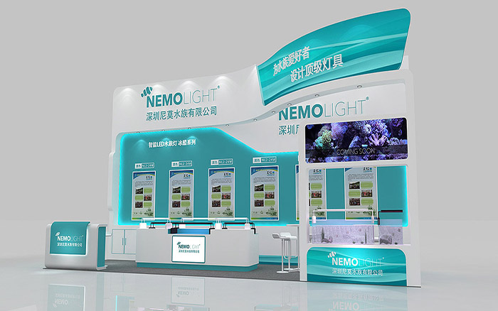 寵物水族展會(huì)裝修-尼莫水族-廣州展臺(tái)搭建設(shè)計(jì)