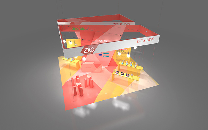 北京特裝展位搭建-zxc studio-電子展會(huì)布展搭建