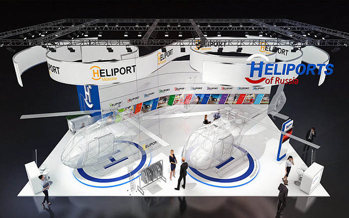 西安展覽展臺搭建-HELIPORTS-航空展會設(shè)計
