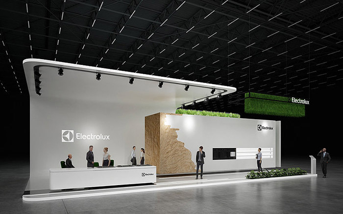 廣州專業(yè)展會搭建-Electrolux-家電展覽設(shè)計