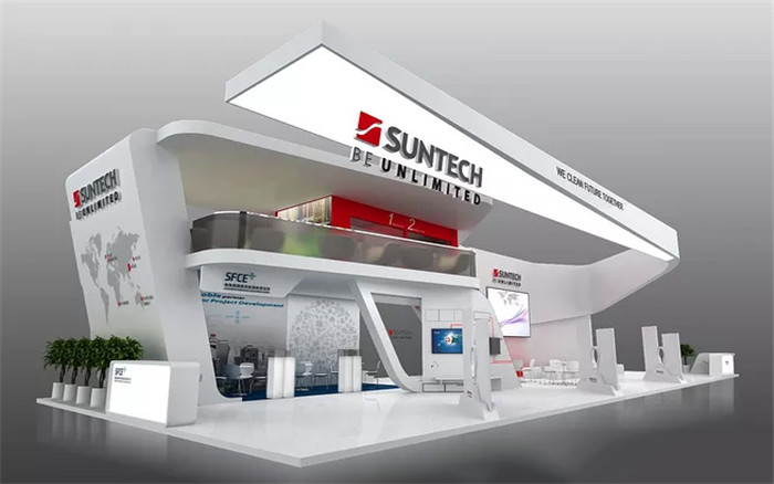 SUNTECH-廣州新能源展展臺(tái)設(shè)計(jì)