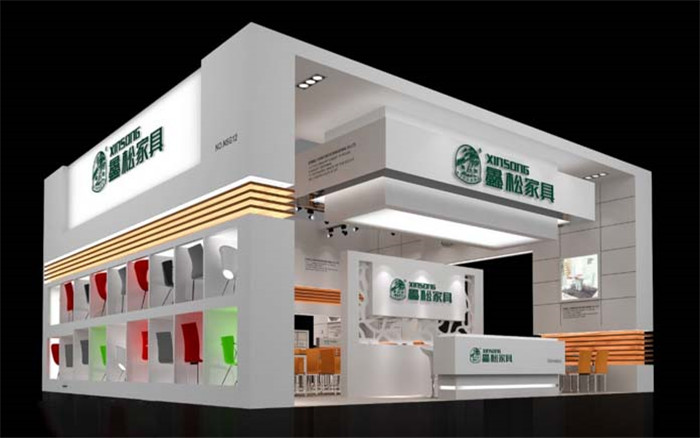 鑫松家具-廣州家具家居展展臺設(shè)計