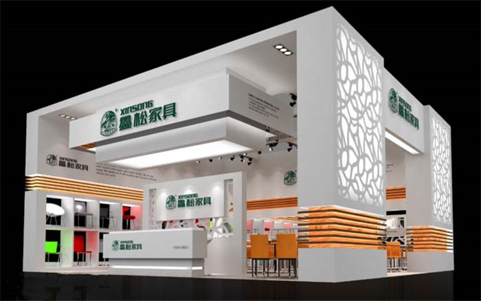 鑫松家具-廣州家具家居展展臺設(shè)計