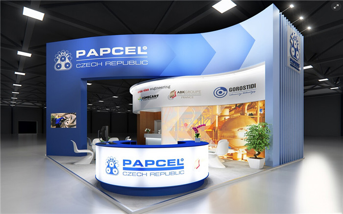 PAPCEL-廣州機械展展臺設(shè)計