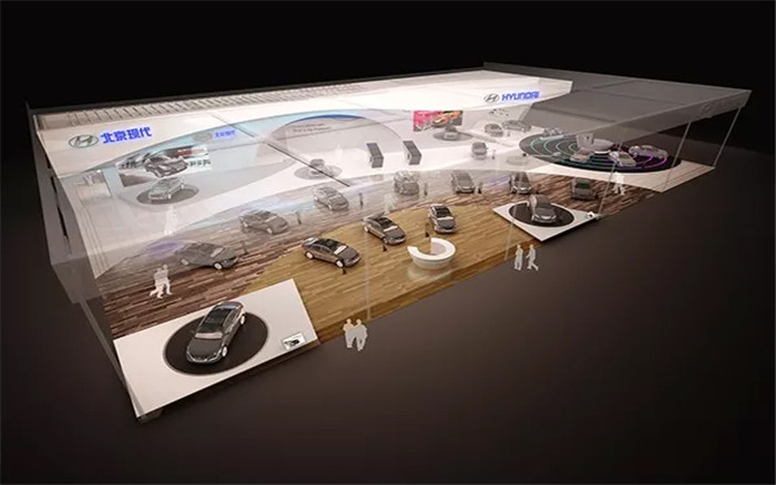 廣州汽車展展覽設(shè)計-北京現(xiàn)代