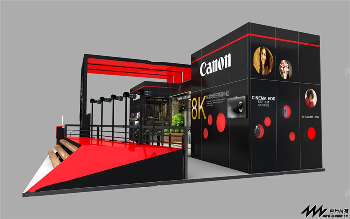 canon-廣州燈光音響展展臺(tái)設(shè)計(jì)