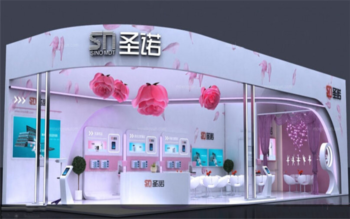 圣諾醫(yī)療-廣州醫(yī)藥展展臺(tái)設(shè)計(jì)
