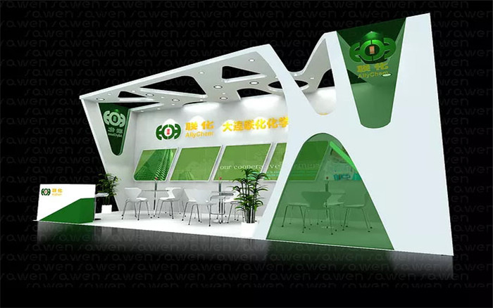 聯(lián)化-廣州涂料展展臺設計