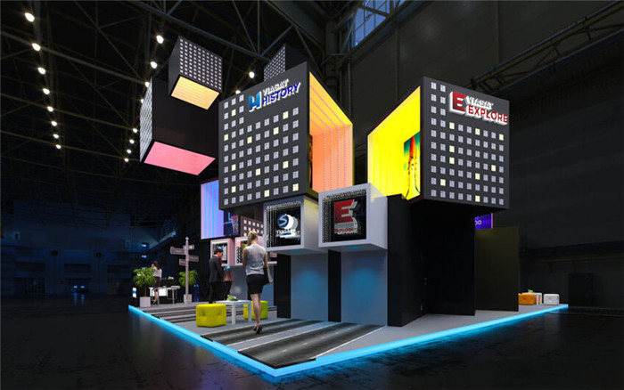 VIASAT-香港電子展展臺設(shè)計(jì)