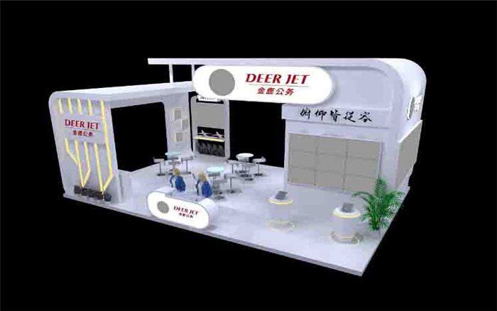 金鹿公務(wù)-深圳電子展展臺(tái)設(shè)計(jì)