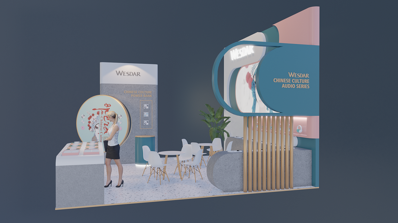 WESDAR-深圳電子會展展臺設(shè)計搭建