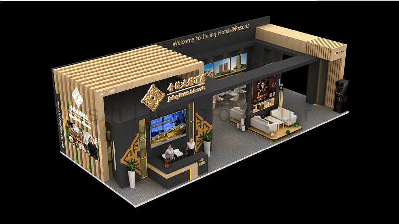 廣州展會-金陵連鎖酒店-酒店用品展展會搭建