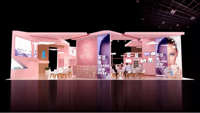 美博會展會設計-本妍詩-廣州展會設計