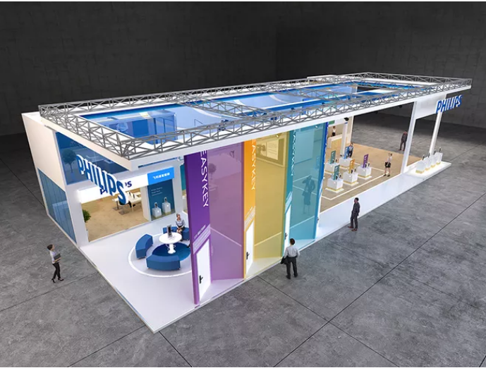 上海進(jìn)口博覽會展廳搭建圖片