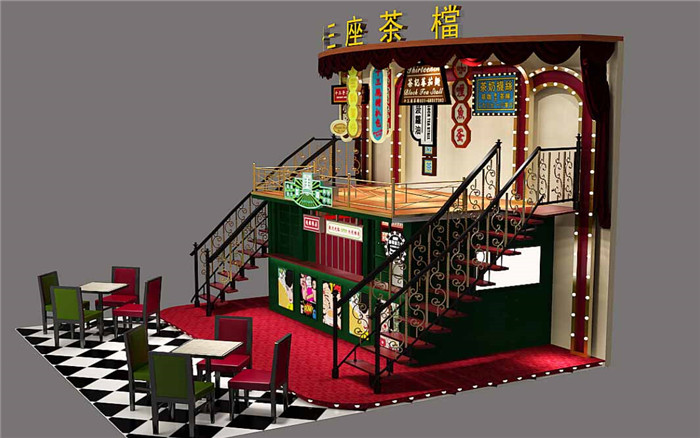 廣州設(shè)計(jì)搭建展會(huì)-十三座茶檔-廣州展會(huì)設(shè)計(jì)搭建