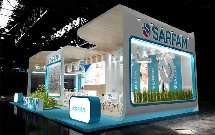 廣州美博會(huì)展臺(tái)設(shè)計(jì)-SARFAM