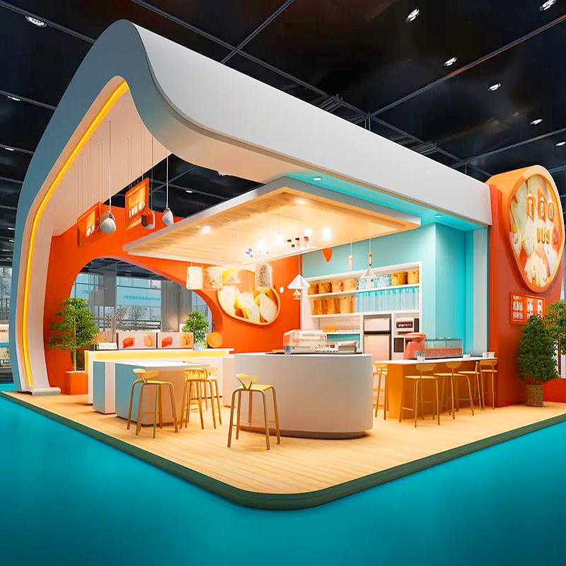 在食品展臺設(shè)計(jì)搭建中的現(xiàn)場試吃區(qū)